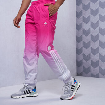 Adidas Adicolor 3D Trefoil Pink Ombre Primeblue Track Pants SIZE